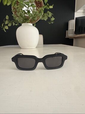 Crap Eyewear Black Frame with Brown Temple Accent